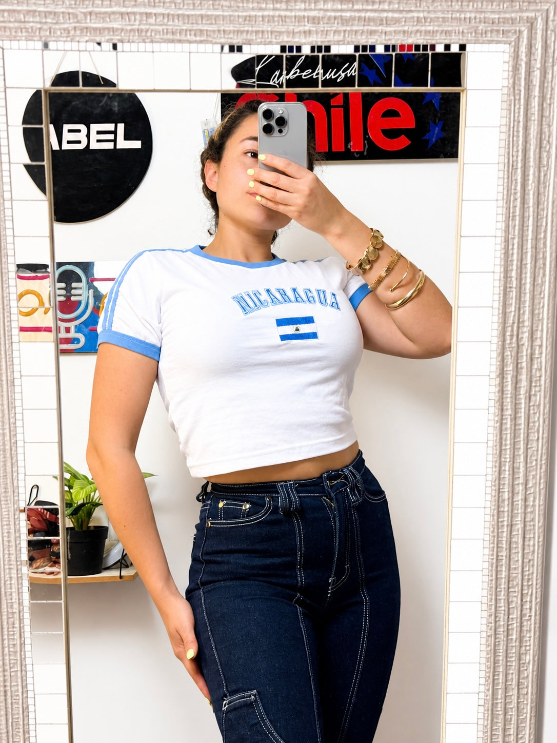 Camiseta Bordada- Nicaragua