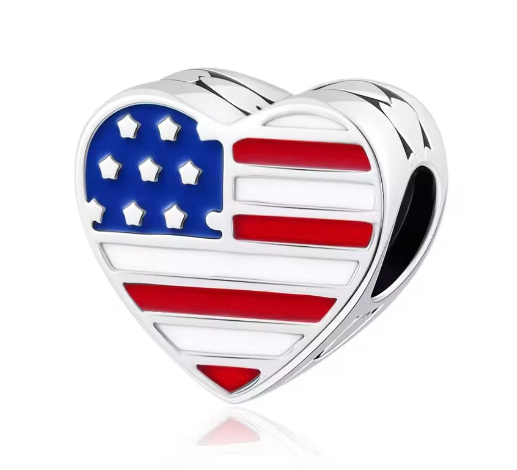 Charms de USA en Plata 925