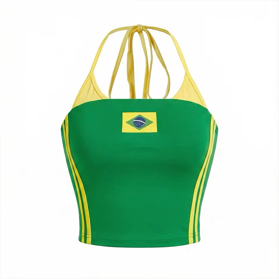 Camiseta Brasil- Efecto bikini