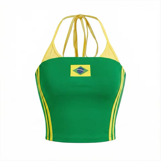 Camiseta Brasil- Efecto bikini