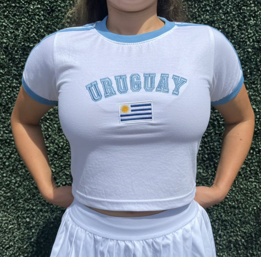 Remera Bordada- Uruguay