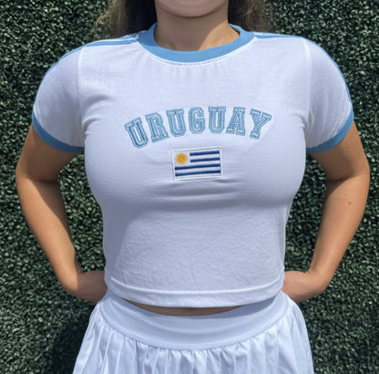 Remera Bordada- Uruguay