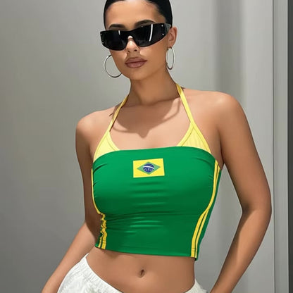 Camiseta Brasil- Efecto bikini