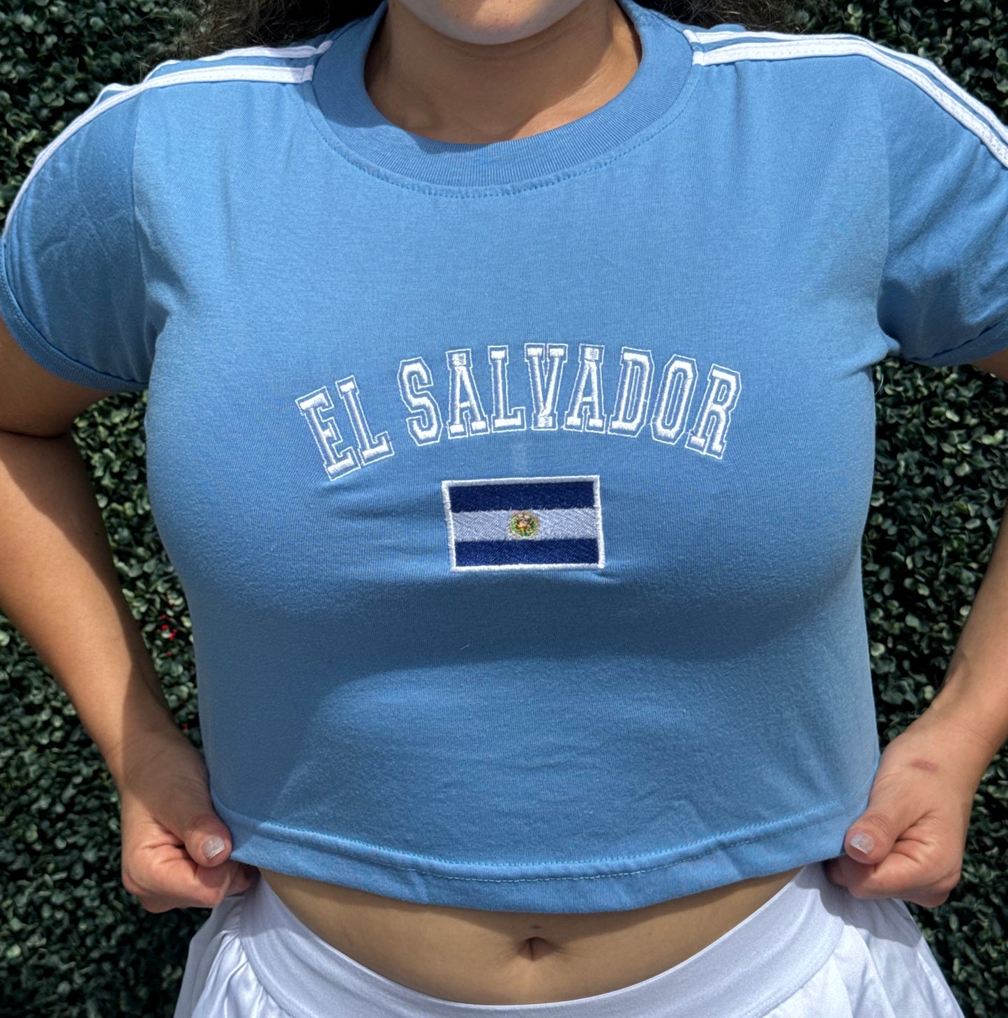 Camiseta Bordada- El Salvador