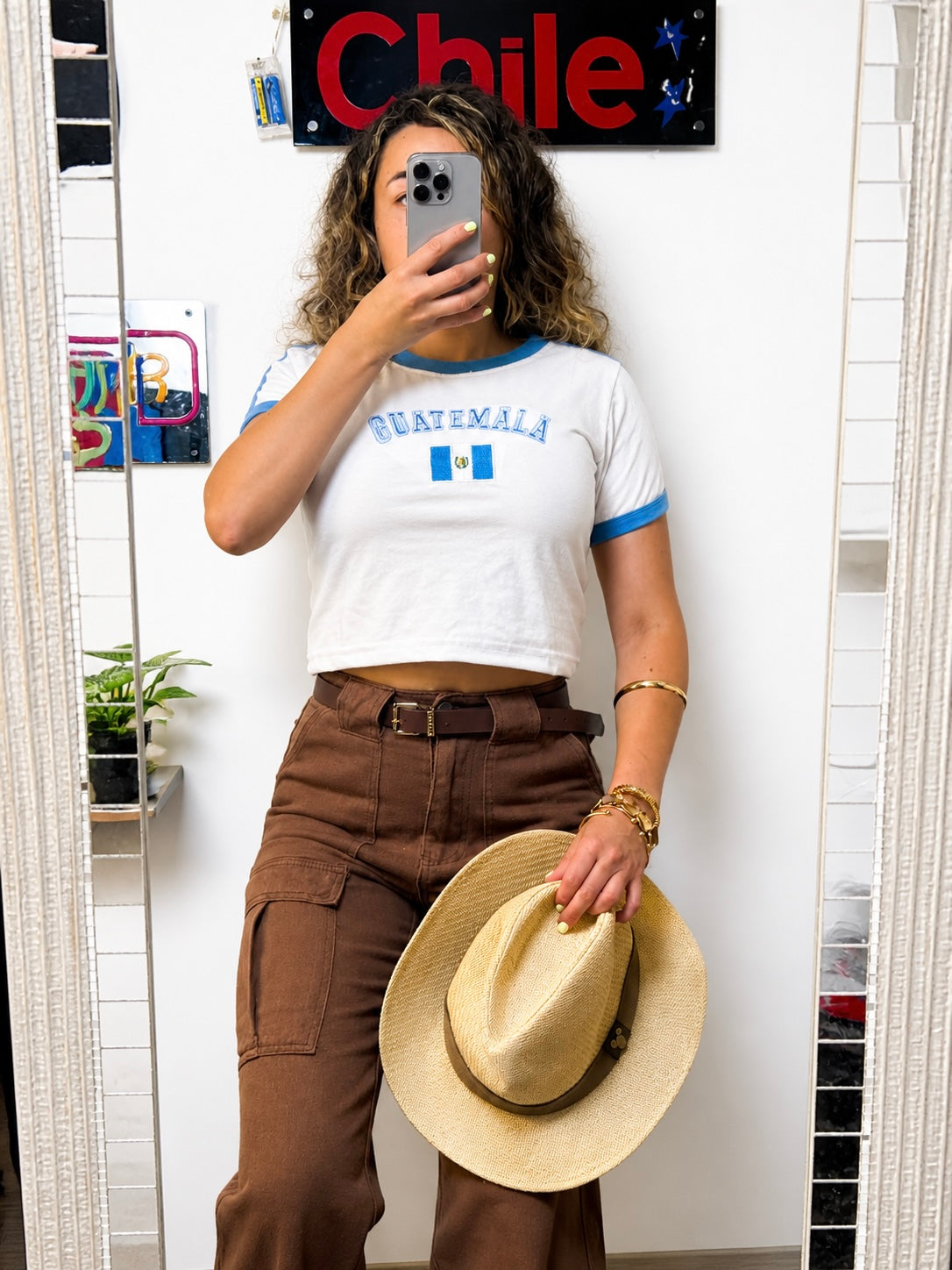 Playera Bordada- Guatemala