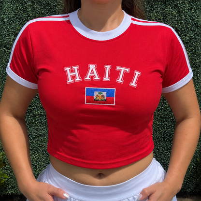 TShirt Bordada- Haití