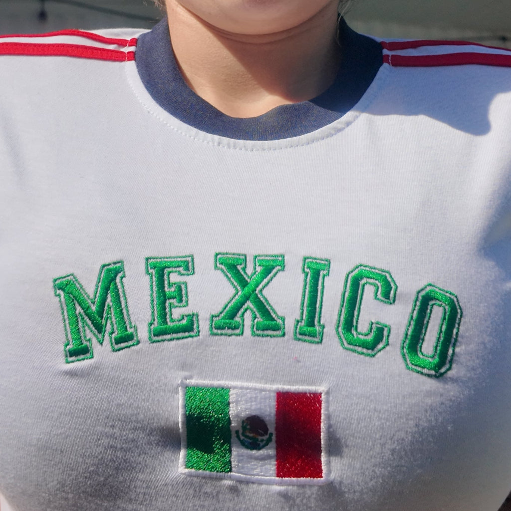 Playera Bordada- México