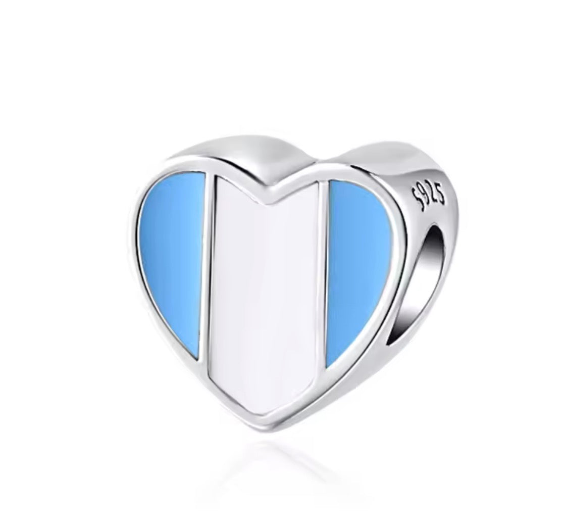 Charm de Países en Plata 925