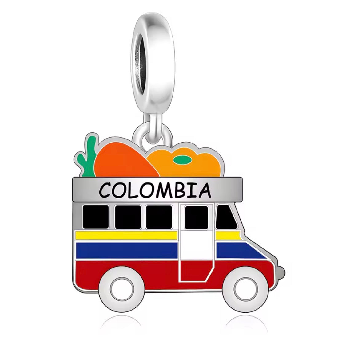 Charm de Colombia en Plata 925