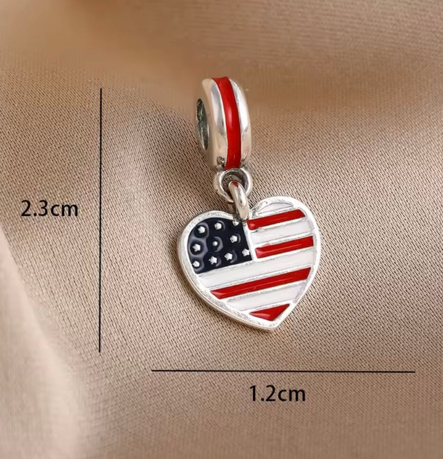 Charms de USA en Plata 925