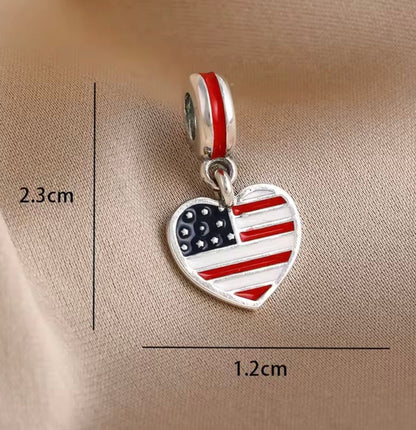 Charms de USA en Plata 925