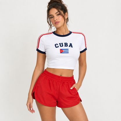 Short Deportivo Rojo para Mujer | Casual y Verano