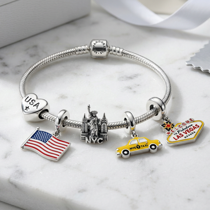 Charms de USA en Plata 925